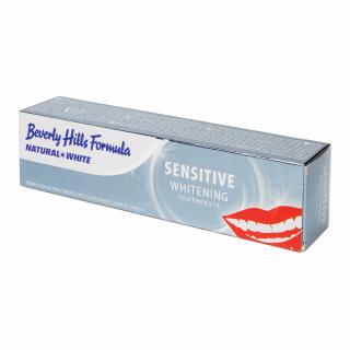 BEVERLY HILLS NATURAL WHITE Sensitive Whitening Expert 75+25ml - wybielająca pasta do zębów wrażliwych, łagodzi ból i delikatnie rozjaśnia szkliwo