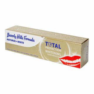 BEVERLY HILLS NATURAL WHITE Total Protection Whitening 75+25ml - wybielająca pasta do zębów zapewniająca kompleksową ochronę jamy ustnej