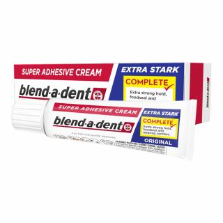 BLEND-A-DENT Extra Stark Original 47g - klej do protez o wzmocnionym działaniu (granatowy)