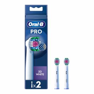 BRAUN Oral-B 3D White EB18pRX-2 2szt. - wybielające końcówki do szczoteczek elektrycznych Oral-B