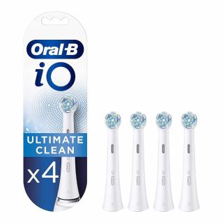 BRAUN Oral-B iO Ultimate Clean WHITE 4szt. - końcówki do szczoteczki magnetycznej Oral-B iO