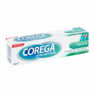 COREGA Neutral 40g - super mocny klej do protez, neutralny smak