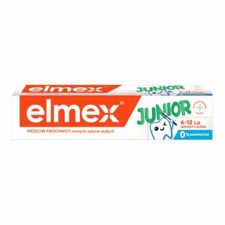 ELMEX Junior 75ml - pasta do pielęgnacji zębów stałych dla dzieci w wieku 6-12lat