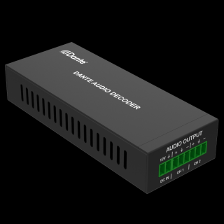 HDP-AUD2DEC 2-kanałowy dekoder dźwięku Dante®
