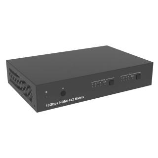 HDP-MXB42AP Matryca skalująca 4x2 HDMI 18Gb/s audio deembedder ARC RS232 CEC EDID