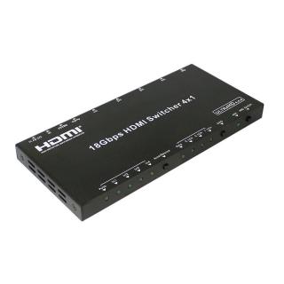 HDS-B41A Przełącznik HDMI 2.0 4x1 z audio
