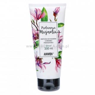 Magnolia, Proteinowa Odżywka do Włosów o Średniej Porowatości, Anwen, 200ml