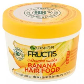 Odżywcza Maska do Włosów Bardzo Suchych, Banana Hair Food, Garnier Fructis, 390 ml