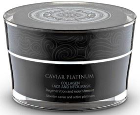 Regeneracja i Odżywienie, Kolagenowa Maseczka do Twarzy i Szyi, Caviar Platinum, 50ml
