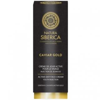 Zastrzyk Młodości, Aktywny Krem do Twarzy na Dzień, Caviar Gold, 30ml