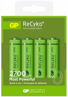 GP Batteries Akumulatorek AA Recyko+ 2700mAh 4 szt.