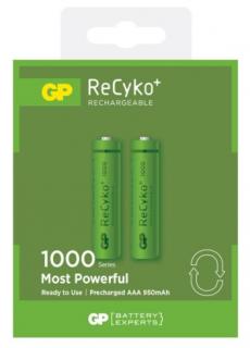 GP Batteries Akumulatorek AAA Recyko+ 1000mAh 2 szt.