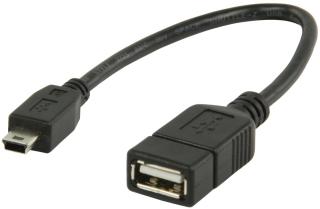 Kabel USB AF - mini USB OTG