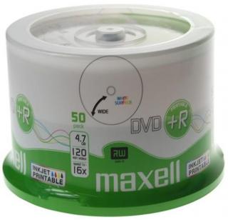 Maxell Płyta DVD+R Printable Cake 50 szt.