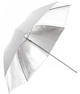 Parasolka srebrna 90 cm