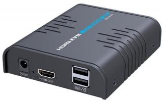 Spacetronik HDMI/USB Extender over IP / KVM