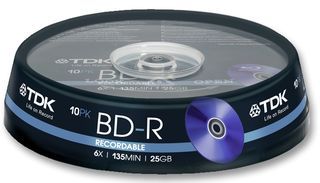 TDK Płyta Blu-ray BD-R 25GB Cake 10 szt.
