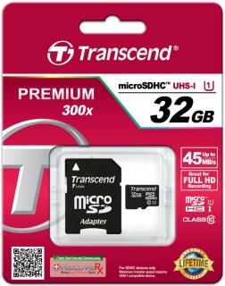 Transcend Karta pamięci micro SDHC 32GB UHS-1