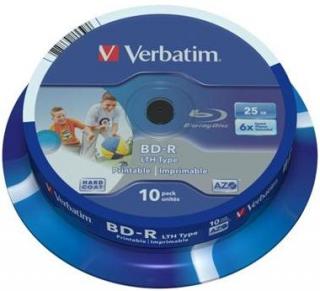 Verbatim Płyta Blu-ray BD-R Printable Cake 10