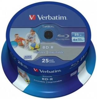 Verbatim Płyta Blu-ray BD-R Printable Cake 25