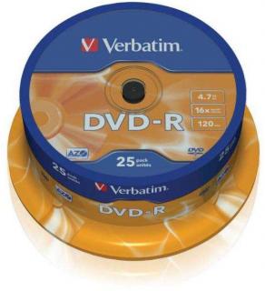 Verbatim Płyta DVD-R Cake 25 szt.