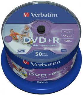Verbatim Płyta DVD+R Printable Cake 50 szt.