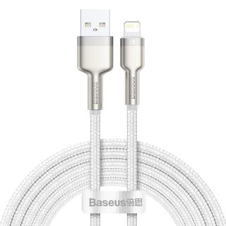 Kabel USB na Lightning Baseus Cafule 2.4A 2m biały