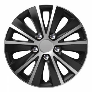 Kołpak Rapide NC 14" SILVERBLACK (czarno-srebrny) ze śrubami chrom
