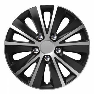 Kołpak Rapide NC 15" SILVERBLACK (czarno-srebrny) ze śrubami chrom