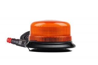Lampa ostrzegawcza błyskowa kogut 36 LED magnes R65 R10 12V 24V W03m AMIO-02295