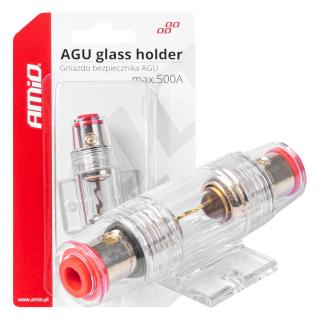 Oprawa obudowa gniazdo bezpiecznika szklanego AGU AMIO-03508