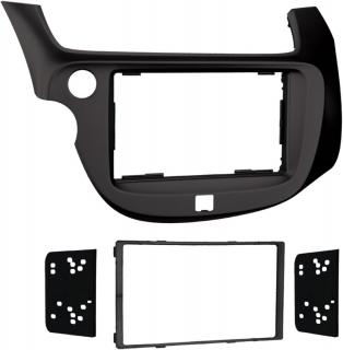 Ramka radiowa 2 DIN Honda Fit, Jazz 2009 - 2013 czarna.