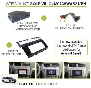 Videotronik 2.0 - VW Golf VII Parrot Asteroid Classic