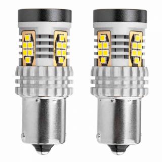 Żarówki LED CANBUS 3020 24SMD 1156 BA15S P21W R10W R5W White 12V 24V AMIO-02797