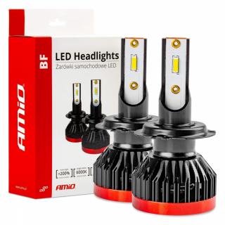 Żarówki samochodowe LED seria BF H7 H18 6000K Canbus AMIO-02242