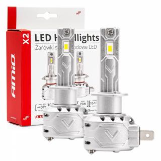 Żarówki samochodowe LED seria X2 H1 6500K Canbus AMIO-02970