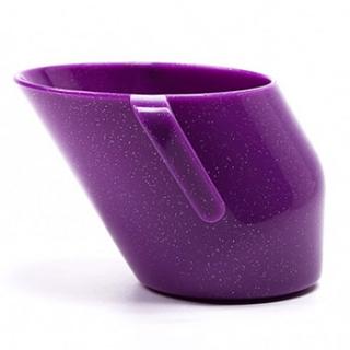 Doidy Cup fioletowy z brokatem - kubeczek ułatwiający picie