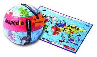 Puzzle Mapedia - mapa świata (100 el.)
