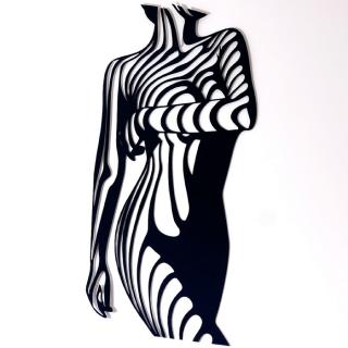 Dekoracja ścienna do salonu | sylwetka kobiety| 75 cm - DARMET