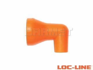Dysza okrągła kątowa 90° o średnicy 3/8", system 1/2" - LOC-LINE (59879.1)