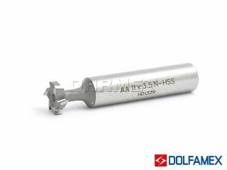 Frez do rowków teowych T-track 22 x 10MM - DOLFAMEX (DIN851-AA)