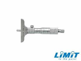 Głębokościomierz mikrometryczny z wymiennymi trzpieniami pomiarowymi 0-100MM - Limit 73250102