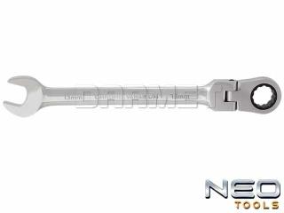 Klucz płasko-oczkowy z przegubem i grzechotką - 13 x 185MM - NEO TOOLS (09-055)