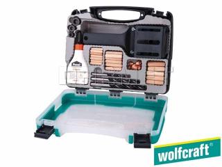 Kompletny zestaw do kołkowania | przyrząd stolarski - WOLFCRAFT (WF4645000)