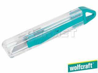 Nóż bezpieczny z wysuwanym ostrzem trapezowym - WOLFCRAFT WF4135000