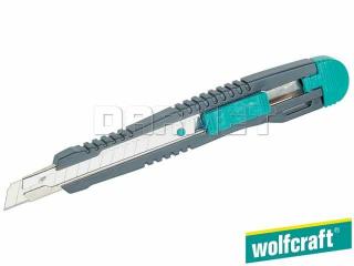 Nóż standardowy z odłamywanym ostrzem, szerokość ostrza: 9 mm - WOLFCRAFT WF4141000