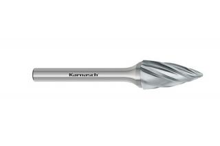 Pilnik obrotowy łukowy ostry SPG HP-7 z węglika | frez do aluminium 20 x 10 mm | chwyt 6 mm - KARNASCH 113065045