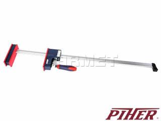 Ścisk stolarski pełnopowierzchniowy PRL 95, zakres zacisku - 800 mm - PIHER (P31208)