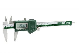 Suwmiarka elektroniczna wodoodporna 150 mm (z rolką) | IP 67 - INSIZE 1118-150B