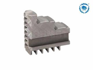 Szczęki tokarskie jednolite twarde zewnętrzne (komplet) 125 mm, 3-szczękowe, do uchwytów 32**, 35** - BISON-BIAL (398535020200)
